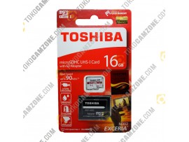 Toshiba Exceria Micro SDHC UHS-I 90MB/s 16GB Class 10 with Adapter Toshiba Exceria Micro SDHC UHS-I 90MB/s 16GB Class 10 with Adapter